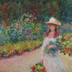 Jeune Fille Dans Le Jardin De Giverny – Claude Monet